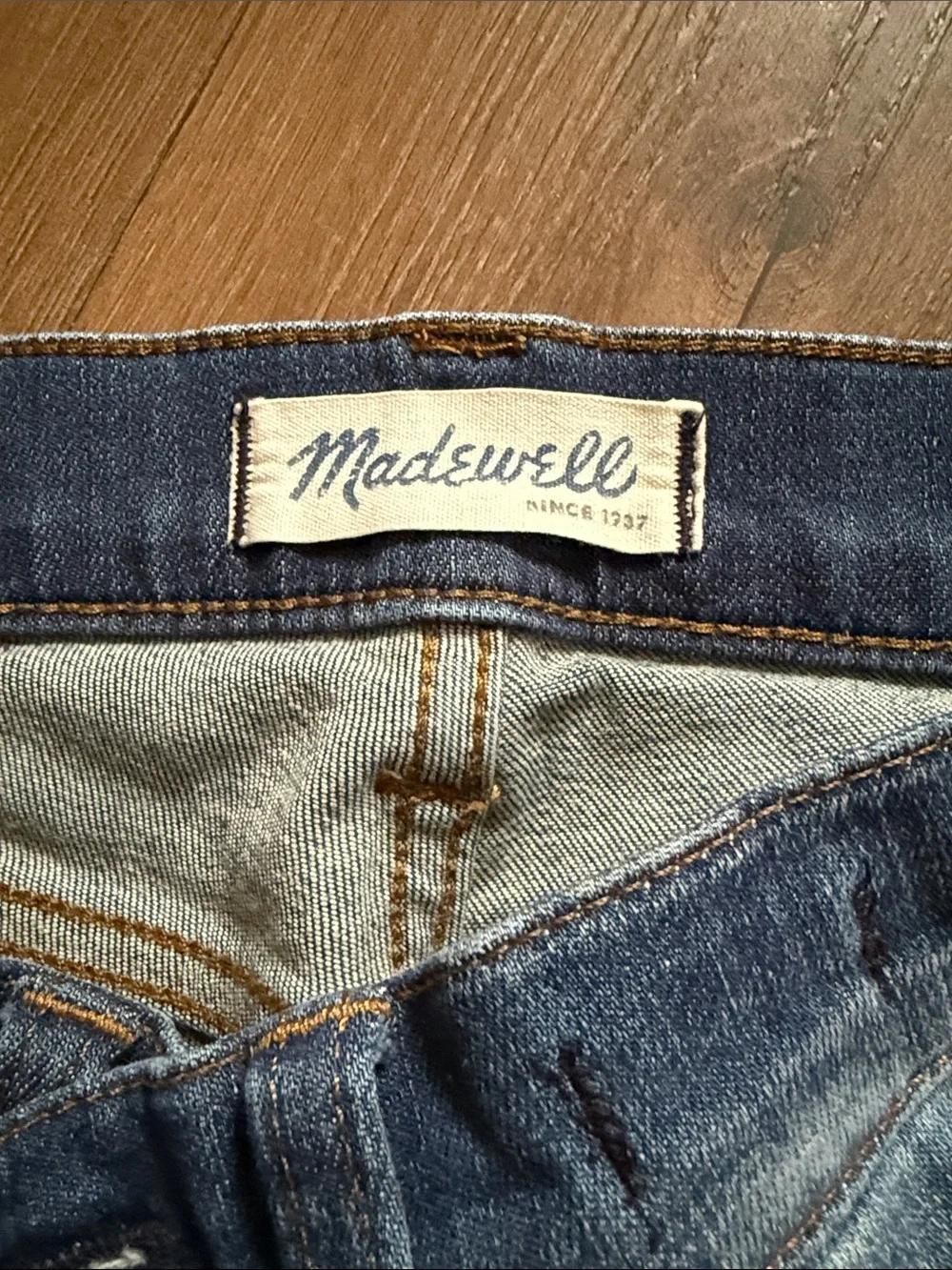 Madewell Skinny Jeans in Washed Blue